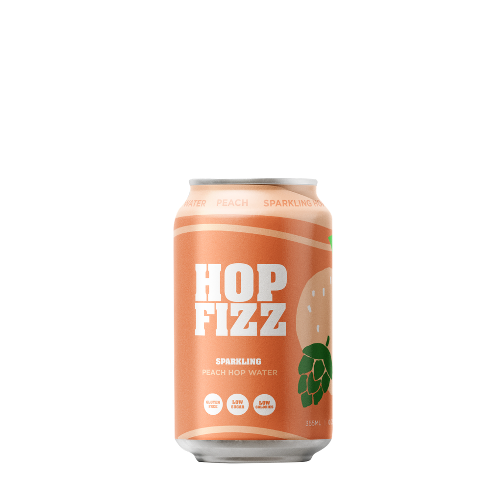 6PK Peach Hop Water - 6 x 355mL