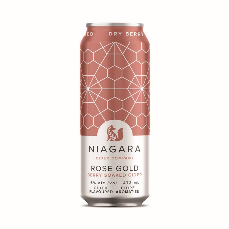 Rose Gold Berry Soaked Cider - 6 x 473mL