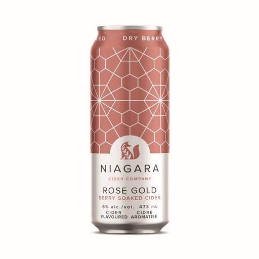 [60312-NC-RSGD] Rose Gold Berry Soaked Cider - 6 x 473mL