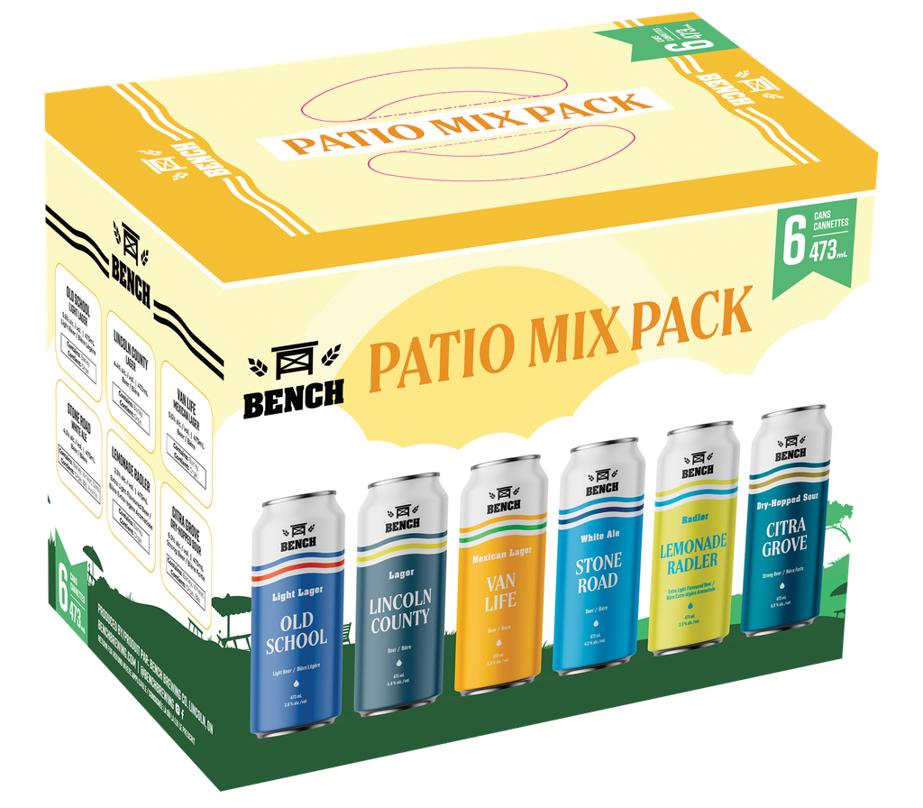 Bench Patio Pack - 6 x 473mL