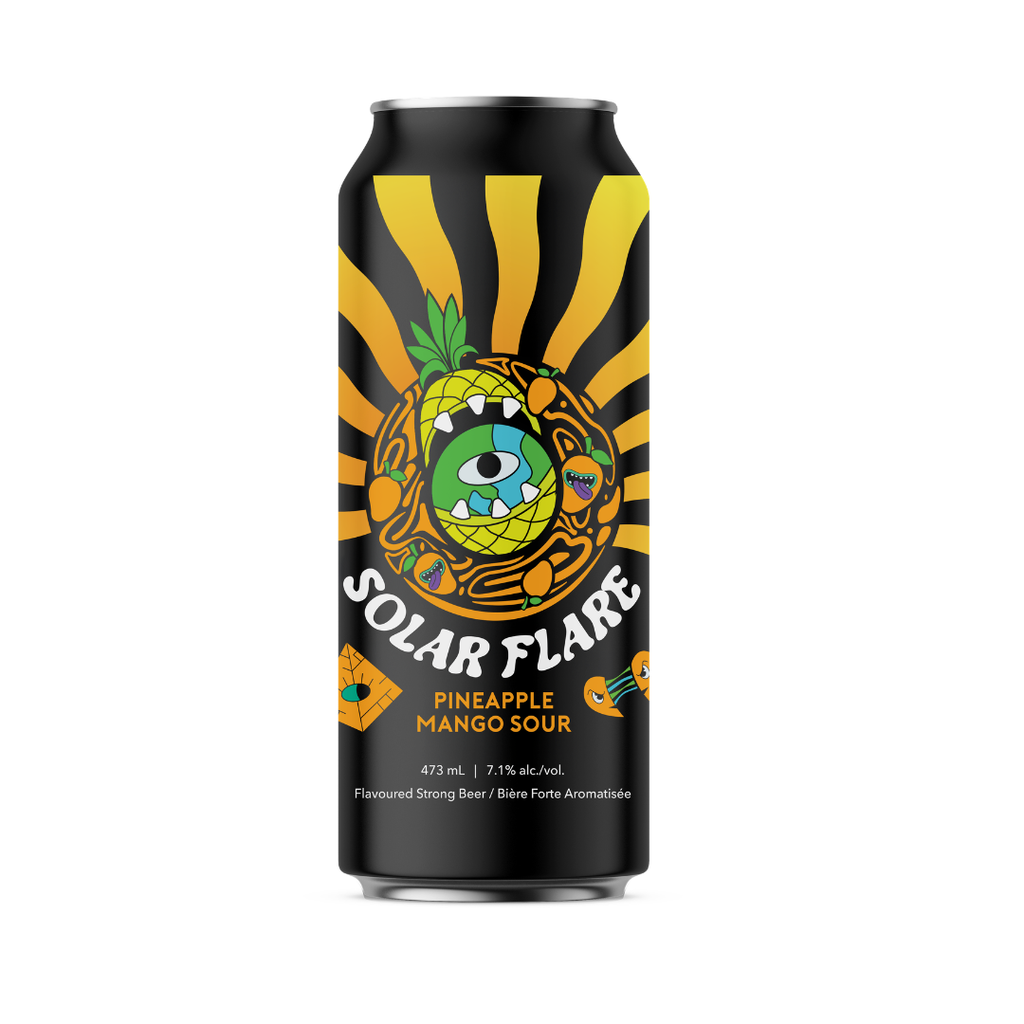 Karbon Solar Flare Pineapple Mango Sour - 6 x 473mL