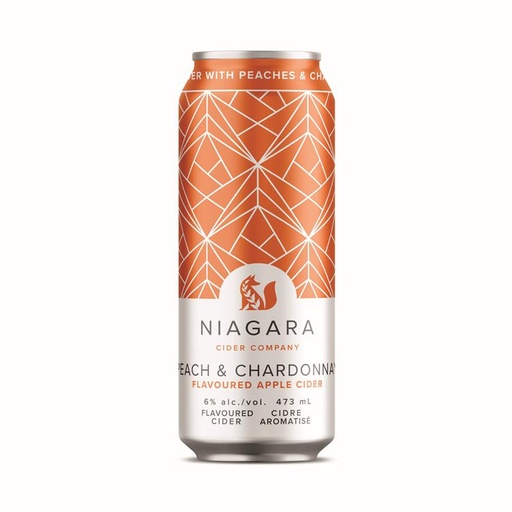 [60312-NC-PCHD] Peach & Chardonnay Cider - 6 x 473mL